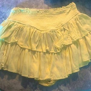 Rock and rage skirt yellow